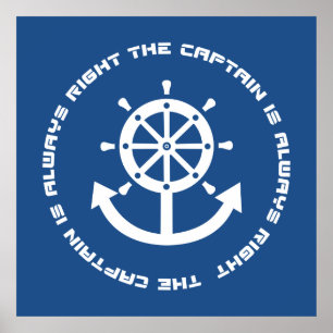 Captain hat immer recht poster