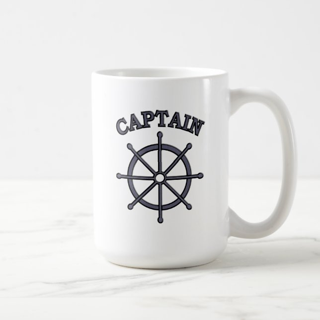 Captain Helm Nautical 15oz Kaffeetasse (Rechts)