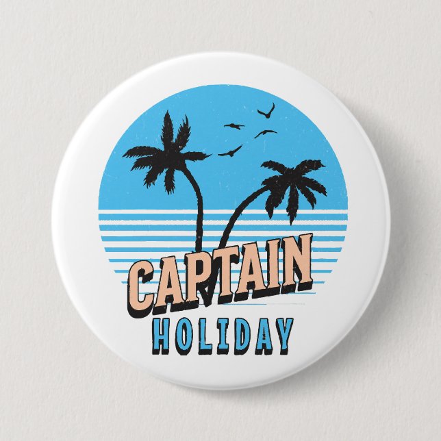 Captain Holiday Button (Vorderseite)
