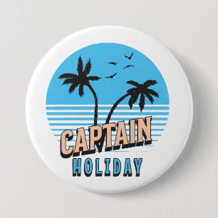 Captain Holiday Button
