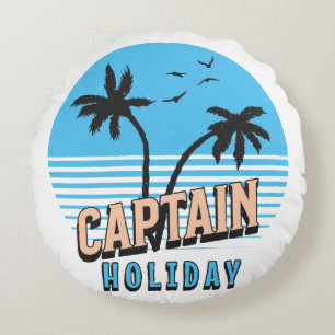Captain Holiday Rundes Kissen