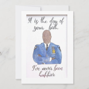 Captain Holt Birthday Card Feiertagskarte