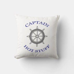 "Captain Hot Stuff" Kopfkissen Kissen