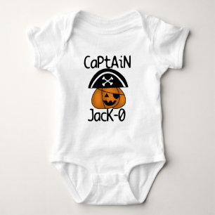 Captain Jack=O Halloween-Hemden und -Geschenke Baby Strampler