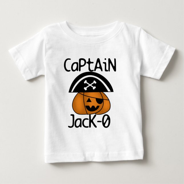 Captain Jack=O Halloween-Hemden und -Geschenke Baby T-shirt (Vorderseite)