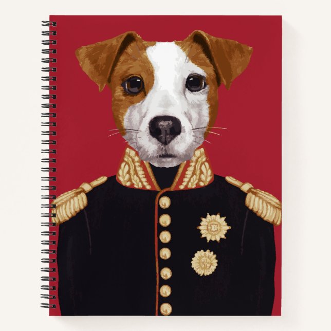 Captain Jack Russell Notizbuch (Vorderseite)