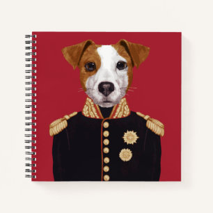 Captain Jack Russell Notizbuch