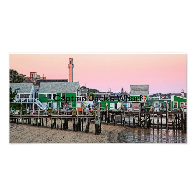 Captain Jacks Wharf - Provincetown, MA Fotodruck (Vorne)
