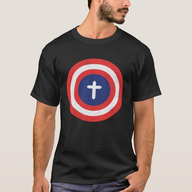 Captain Jesus Christ Cool Christian T-Shirt (Vorderseite)