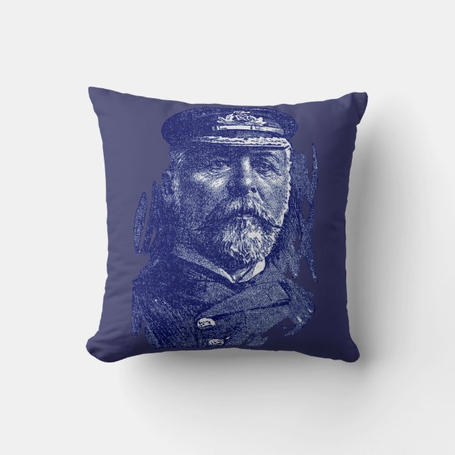 Captain John Smith, HMS Titanic Kissen (Vorderseite)