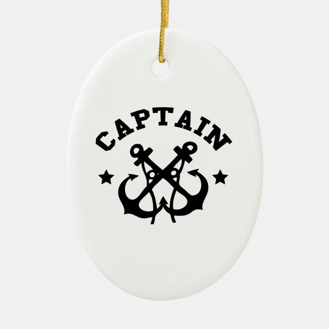 Captain Keramik Ornament (Vorne)