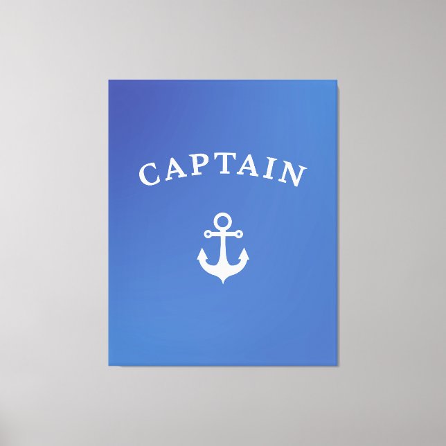 Captain Leinwanddruck (Vorderseite)