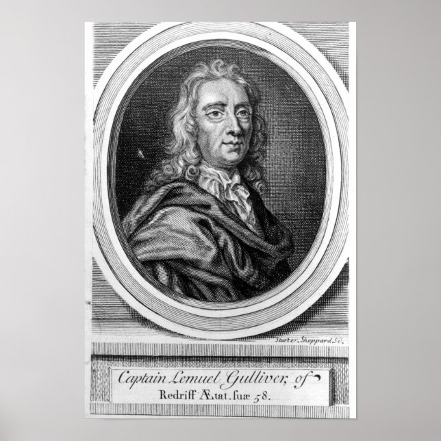 Captain Lemuel Gulliver, 1726 Poster (Vorne)