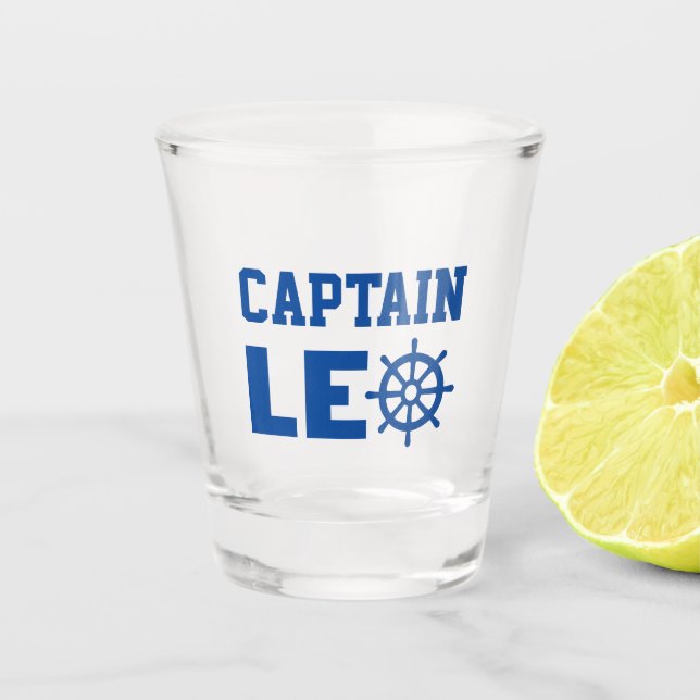 Captain Leo Schnapsglas (Vorderseite)