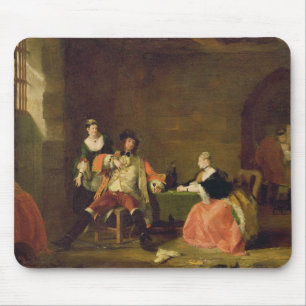 Captain Macheath Upbraided durch Polly und Lucy im Mousepad