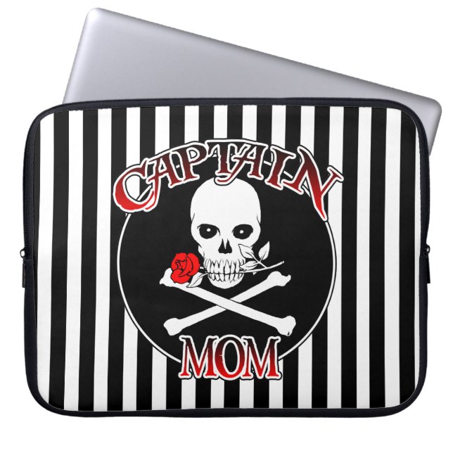 Captain Mama Laptop Sleeve (Vorderseite)