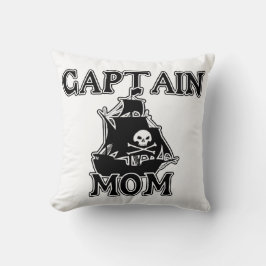 Captain Mama Throw Kissen