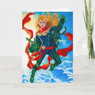 Captain Marvel ~ Carol Danvers Karte