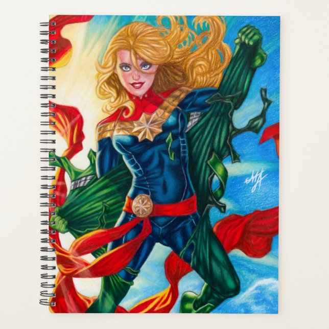 Captain Marvel ~ Carol Danvers Planer (Vorderseite)