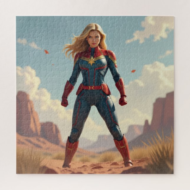 Captain Marvel Puzzle (Vertikal)