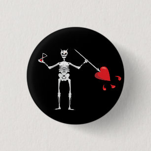 CAPTAIN MAYFLOWER'S Blackbeard Flag Button