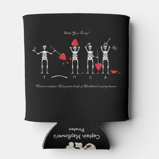 CAPTAIN MAYFLOWER'S Blackbeard Flag Dosenkühler (Rückseite)