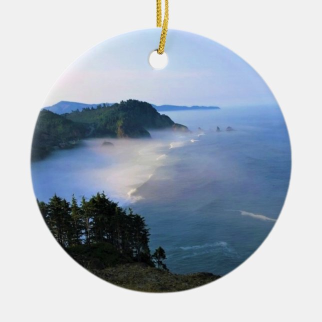 Captain Meares, Oregon Coast Keramik Ornament (Vorne)