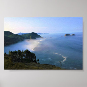 Captain Meares, Oregon Coast Poster
