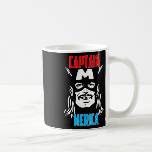 Captain Merica trinkt Unabhängigkeitstag 4. Ju Kaffeetasse