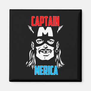 Captain Merica trinkt Unabhängigkeitstag 4. Ju Magnet