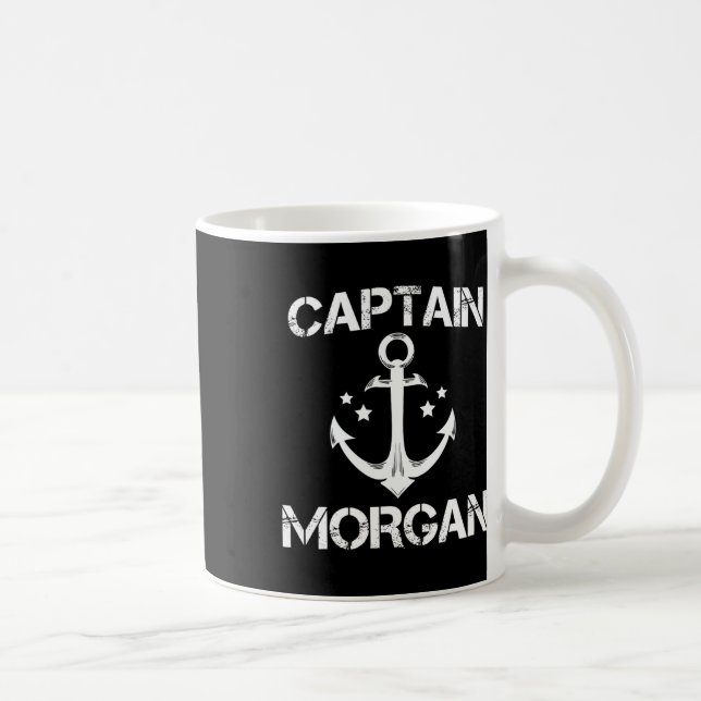 Captain Morgan Funny Birthday Personalisierter Nam Kaffeetasse (Rechts)