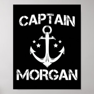 Captain Morgan Funny Birthday Personalisierter Nam Poster