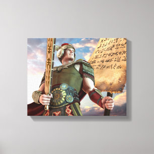 Captain Moroni Stretched Canvas Print Leinwanddruck