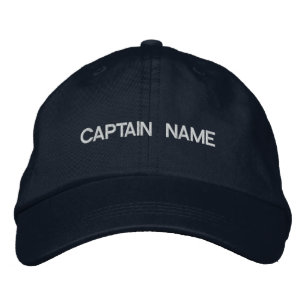 CAPTAIN NAME HAT BESTICKTE KAPPE