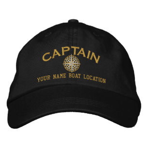 Captain Nautical STAR Personalisieren Sie es! Bestickte Baseballkappe