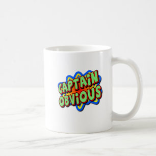 Captain Oblivious Lustiger Becher Kaffeetasse