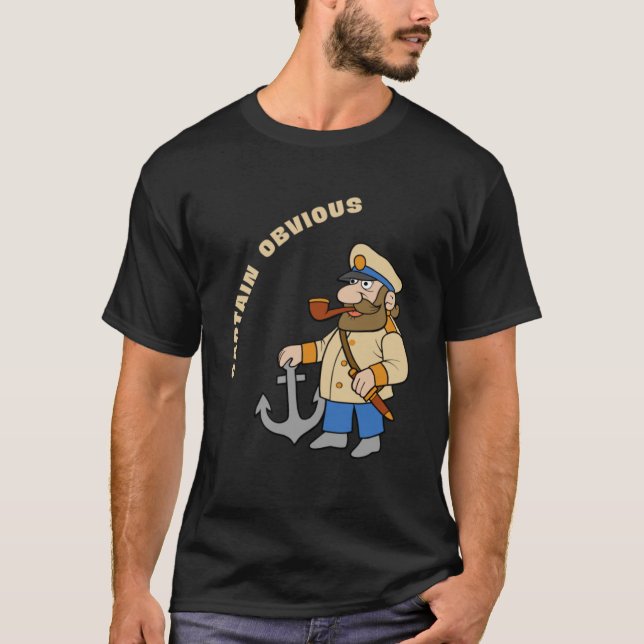 Captain Obvious Sarcasm T-Shirt (Vorderseite)