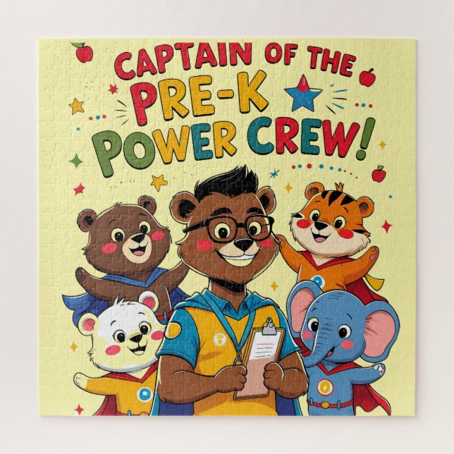 Captain of the Pre-K Power Crew – Puzzle  (Vertikal)