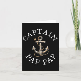 Captain Pap-pap Boot Segelboot Großvater Ancho Karte