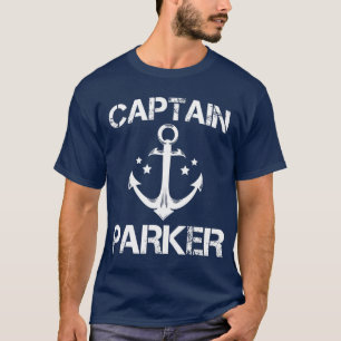 CAPTAIN PARKER Funny Birthday Personalisierter Nam T-Shirt