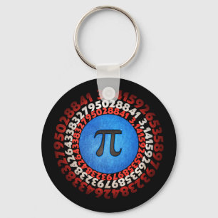 Captain Pi Superhero Shield Nerdy Math Pi Day Schlüsselanhänger