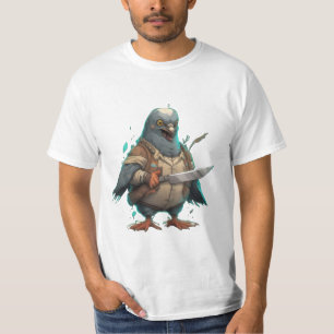 Captain Pigeons bereit für einen Angriff T-Shirt