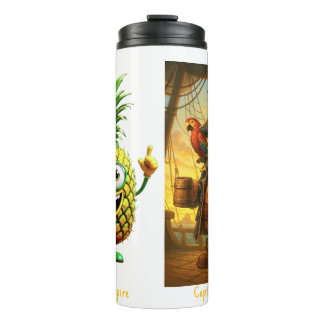 Captain PineBead - Ananas-Reich Thermosbecher