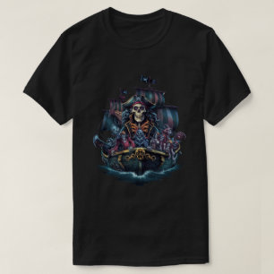 Captain Pirate und seine Skelett-Crew T-Shirt