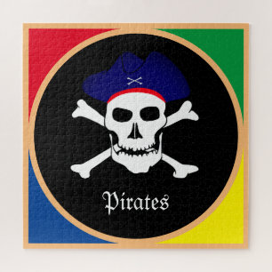 Captain & Pirates Flag - Schatzinsel /Kinder Puzzle