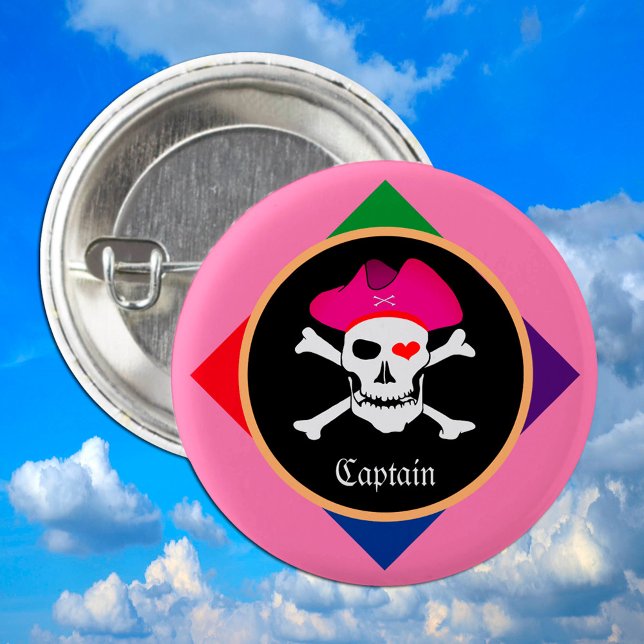 Captain & Pirates Flag - Schatzinsel /Party Button (Von Creator hochgeladen)