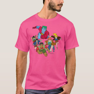 Captain Planet fliegt in die Aktionsgruppe T-Shirt