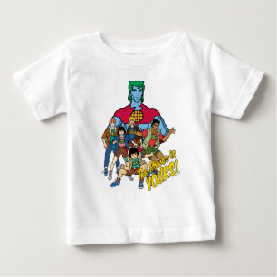 Captain Planet Group Graphic - Der Power ist deins Baby T-shirt