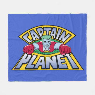 Captain Planet Logo Fleecedecke