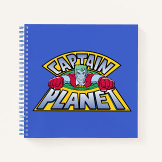 Captain Planet Logo Notizbuch